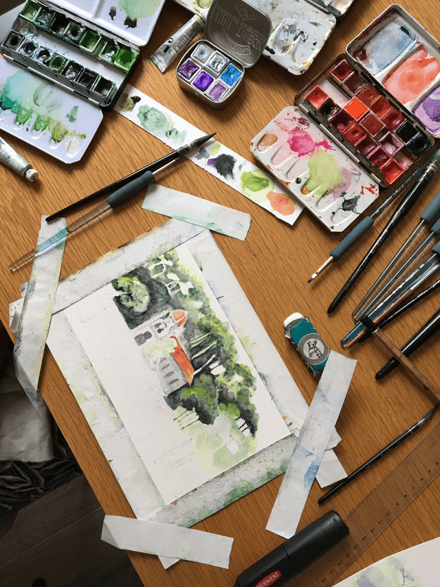 19/07 10h-12h30 AQUARELLE 🎨 50€